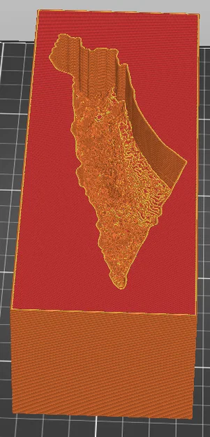 Mô hình địa hình 3D bản đồ Israel sắc nét - Image 2