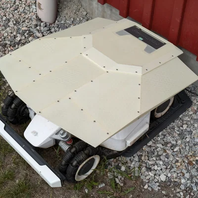 Nhà che (Garage) cho robot cắt cỏ Mammotion Luba