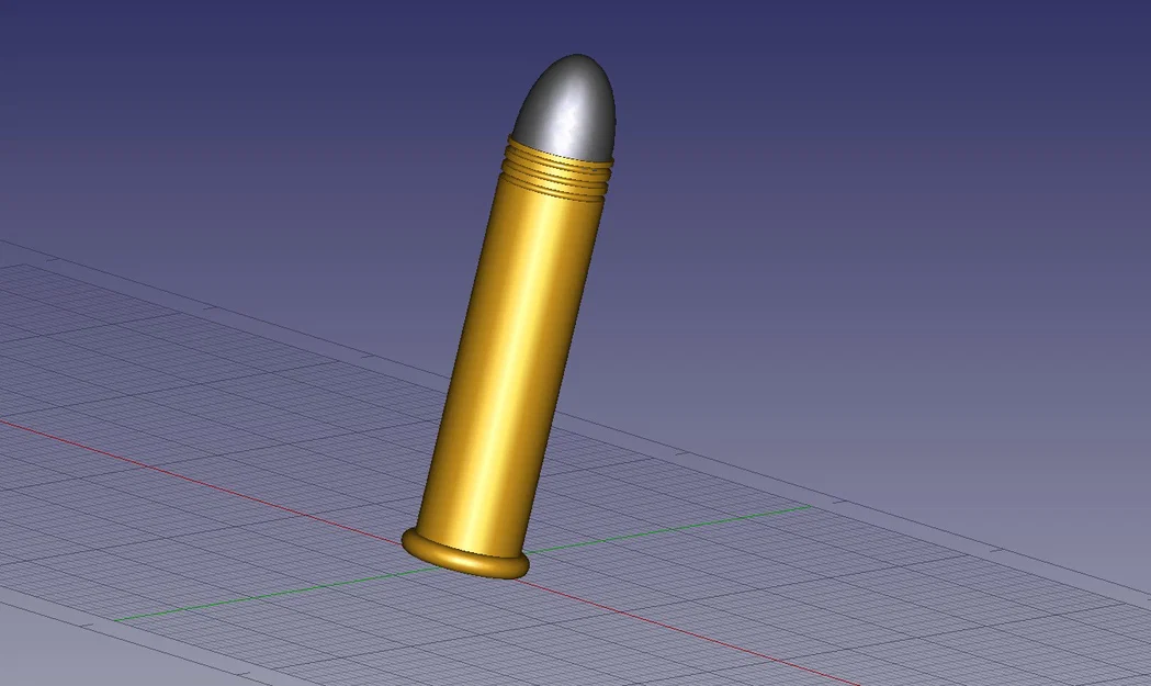 Mô hình viên đạn 22LR chuẩn kỹ thuật dùng cho in 3D - Image 1