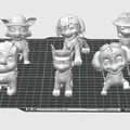 Mô hình 3D nhân vật Paw Patrol: Marshall, Chase, Skye đáng yêu - Thumbnail 3