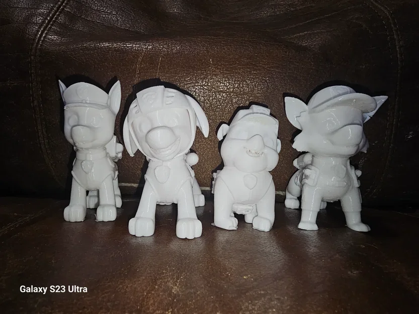 Mô hình 3D nhân vật Paw Patrol: Marshall, Chase, Skye đáng yêu - Image 5