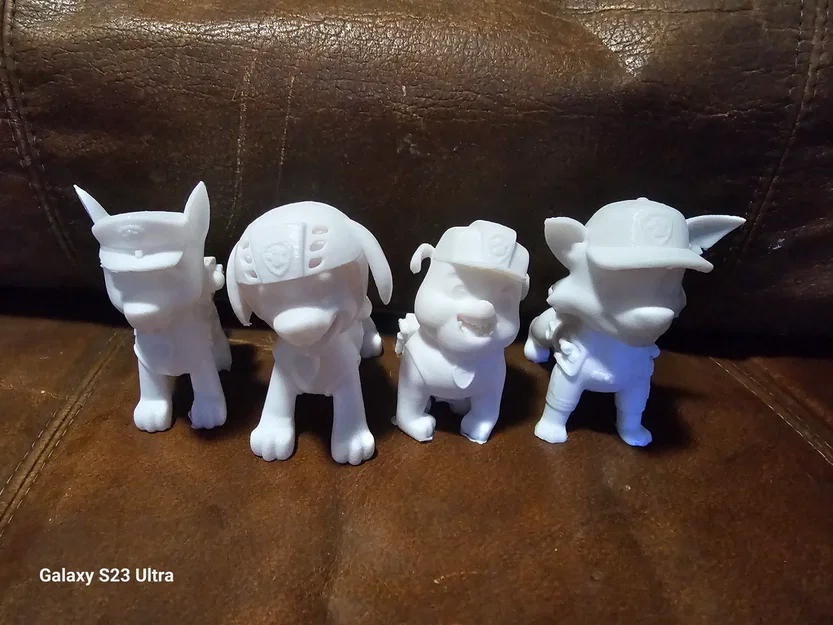 Mô hình 3D nhân vật Paw Patrol: Marshall, Chase, Skye đáng yêu - Image 6