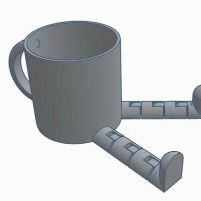 Mug Buddy: Mô hình cốc có chân cực vui nhộn cho bàn làm việc
