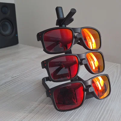 Kệ để kính mát 4 ngăn thiết kế tối giản, in 3D cực dễ