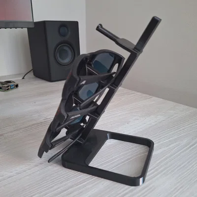 Kệ để kính mát 4 ngăn thiết kế tối giản, in 3D cực dễ