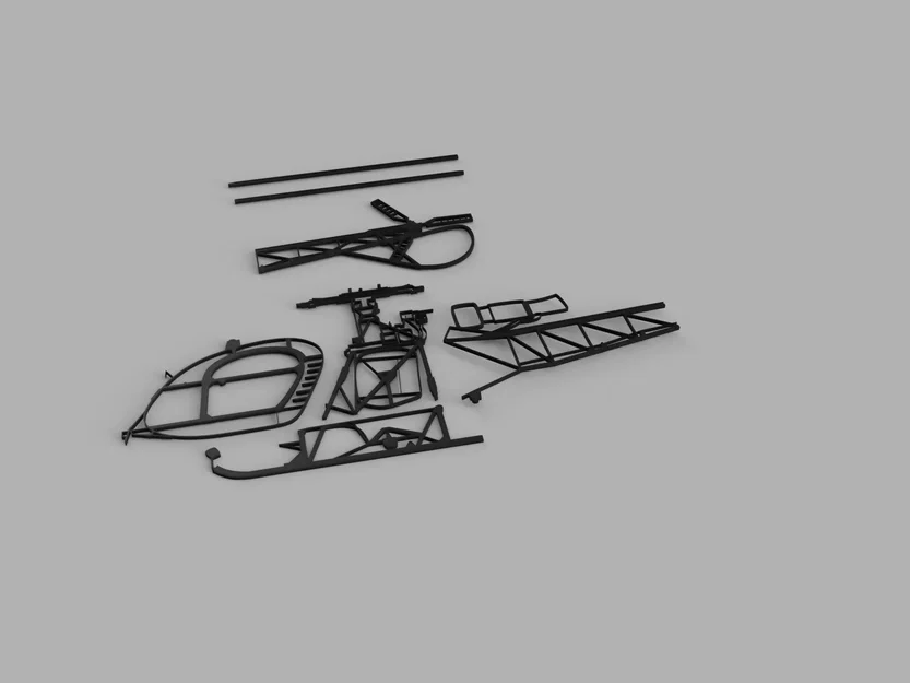 Wallart trực thăng Lama SA 315B - Image 3