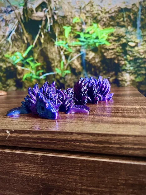 Mô hình rồng pha lê mini Baby Crystal Dragon linh hoạt cực chất - Image 1