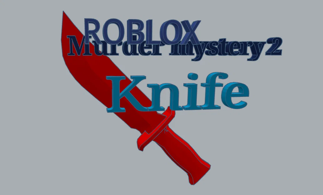 Mô hình dao Bombo trong game Roblox Murder Mystery 2 (In 3D) - Image 1