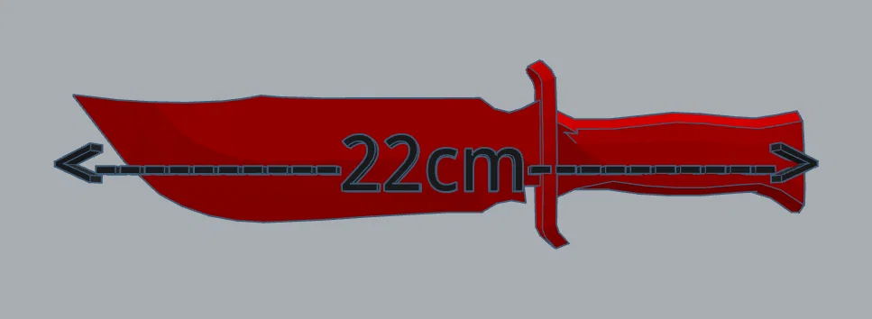 Mô hình dao Bombo trong game Roblox Murder Mystery 2 (In 3D) - Image 2
