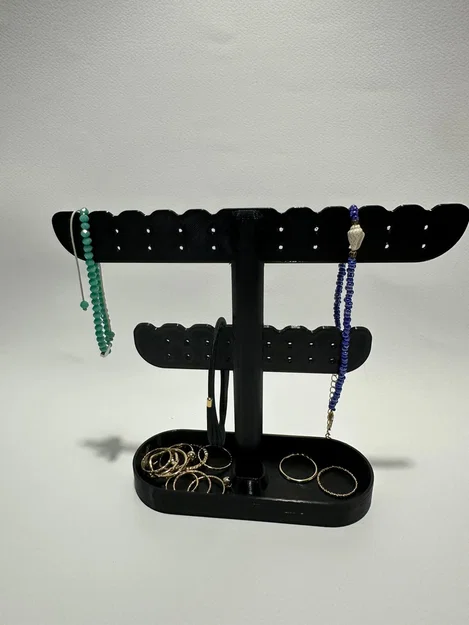 Kệ treo trang sức 3D (Jewelry Stand) đa năng giúp góc bàn ngăn nắp - Image 1