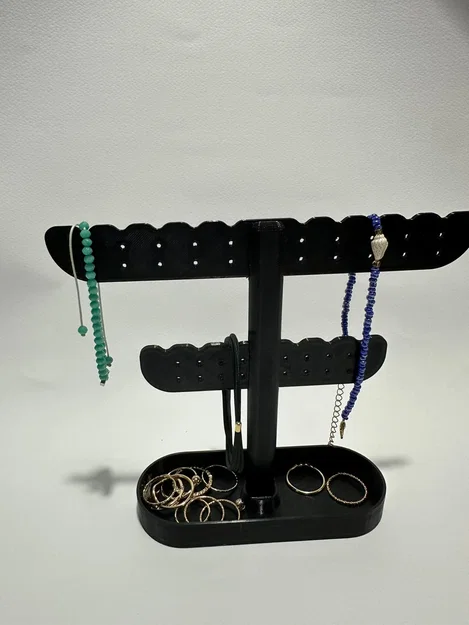 Kệ treo trang sức 3D (Jewelry Stand) đa năng giúp góc bàn ngăn nắp - Image 2