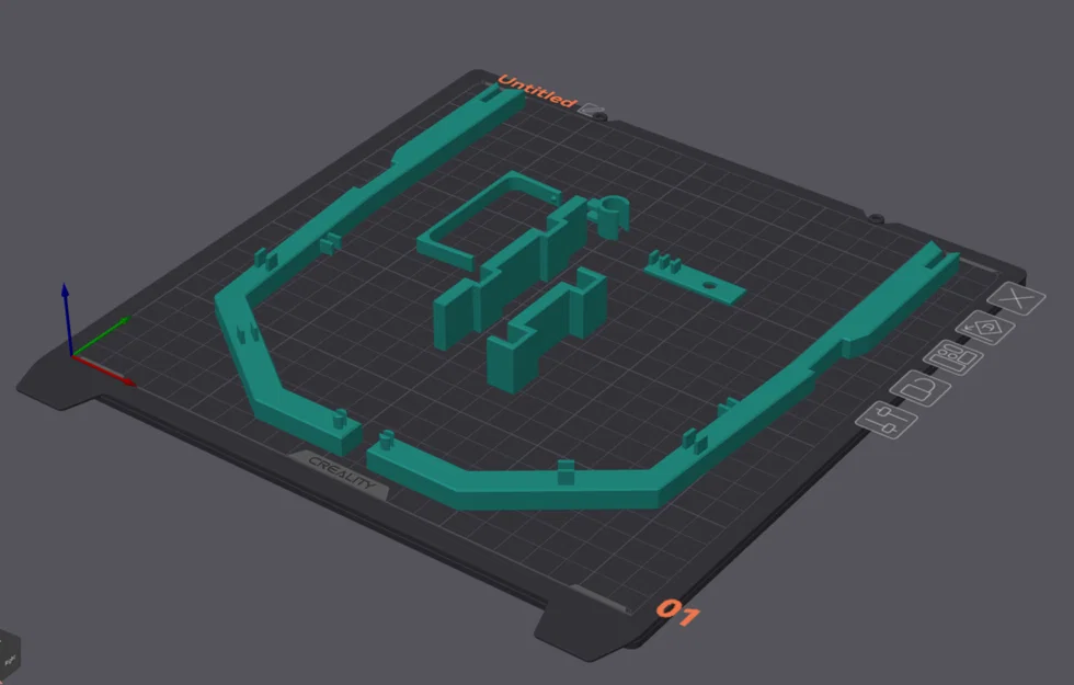 Gá gắn Creality Nebula Camera Mount cho Ender 3 V3 KE (trục Z) - Image 5