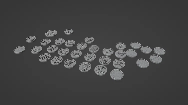 Bộ phụ kiện đánh dấu 3D cho Marvel Crisis Protocol (Markers) - Image 1