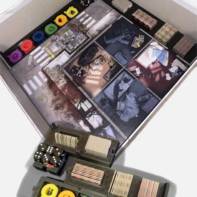 Organizer/Bottom Insert cho hộp Zombicide 2. Edition