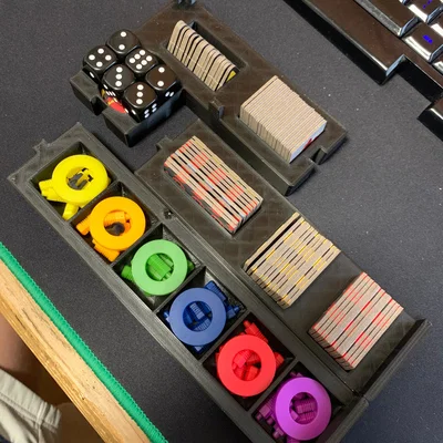 Organizer/Bottom Insert cho hộp Zombicide 2. Edition