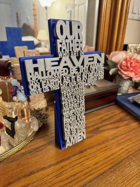 Đế để bàn cho Our Father Cross kèm holder - Image 1