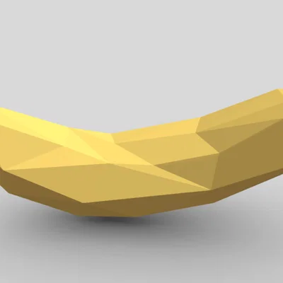 Low Poly Banana