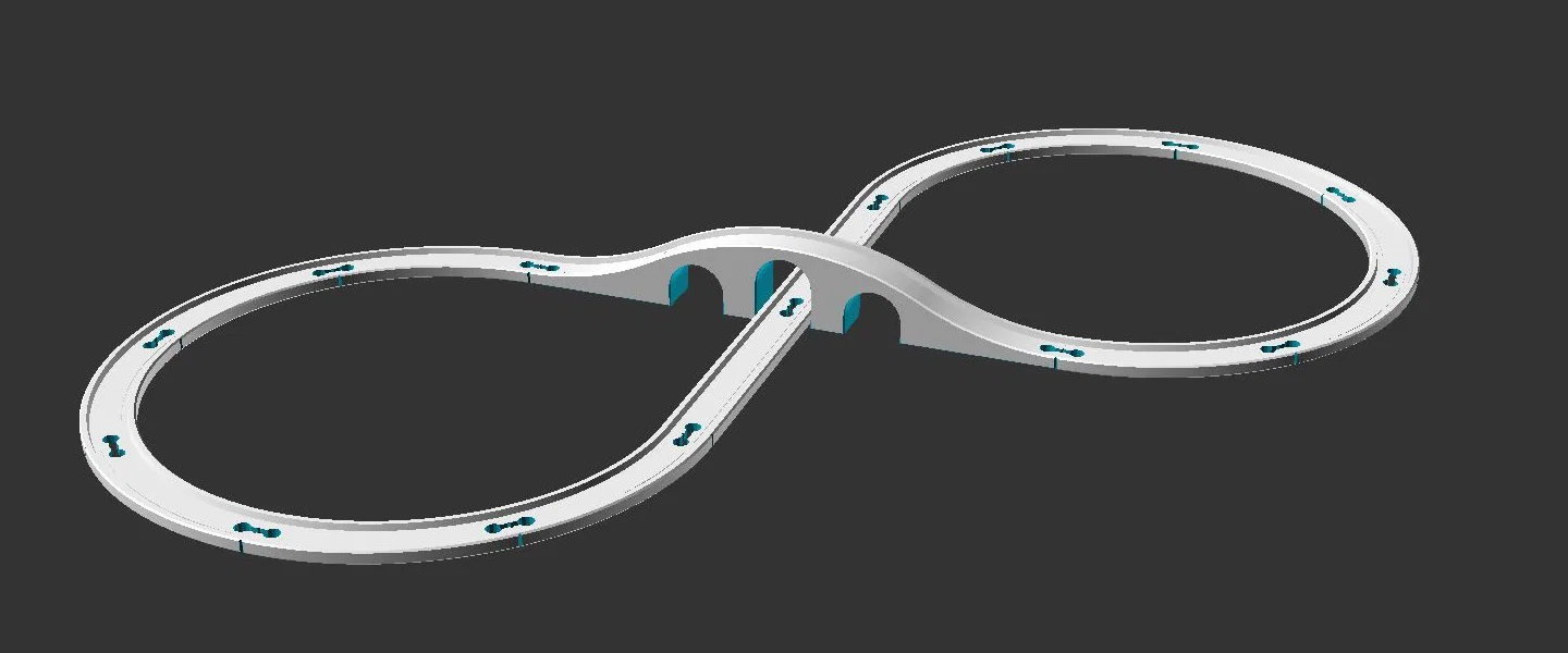 Đường ray kiểu Brio cho Thomas Minis (Thomas Minis Brio Style Train Tracks) - Image 1