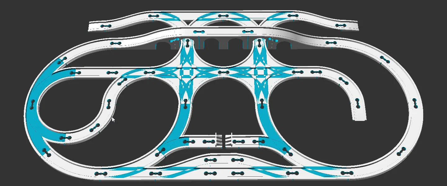 Đường ray kiểu Brio cho Thomas Minis (Thomas Minis Brio Style Train Tracks) - Image 2