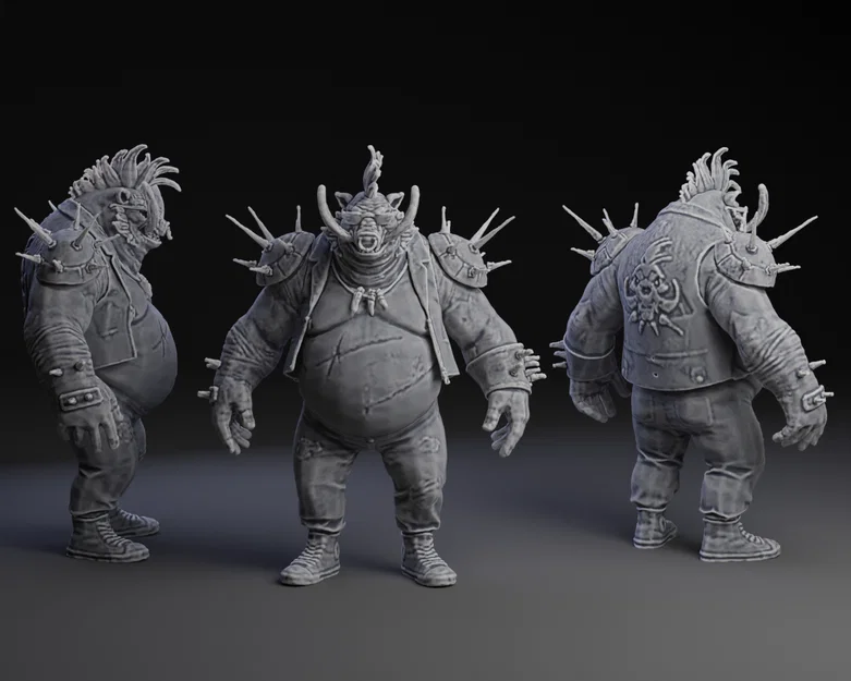 Mô hình 3D Bebop (Warthog) - Nhân vật TMNT siêu ngầu cho anh em - Image 1