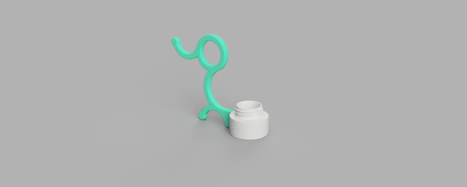 QSMPÖH - Giá đỡ sơn mini Quick Swap cho nắp chai nước ngọt chuẩn - Image 2