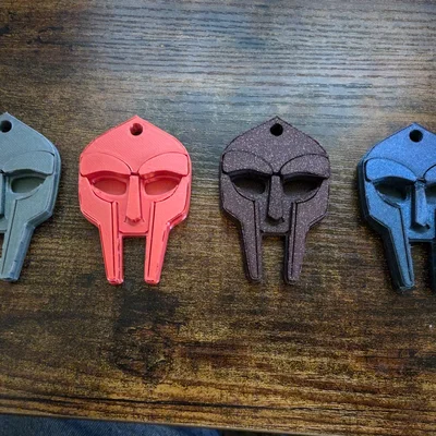 Móc khóa mặt nạ MF Doom - Phụ kiện in 3D cá tính cho tín đồ Hip-hop