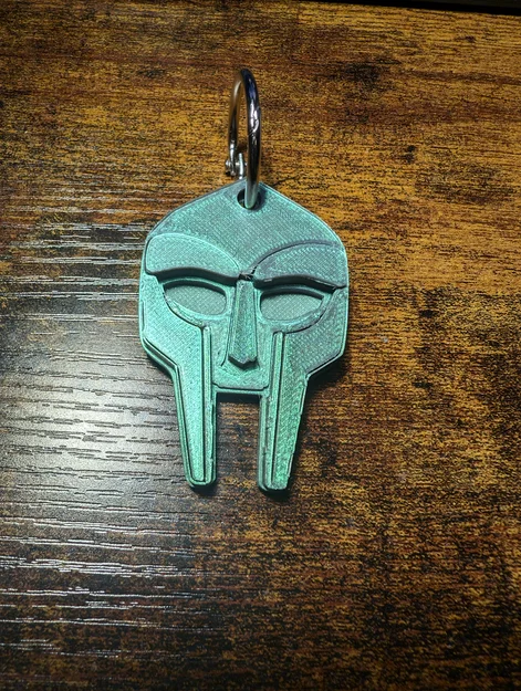 Móc khóa mặt nạ MF Doom - Phụ kiện in 3D cá tính cho tín đồ Hip-hop - Image 2