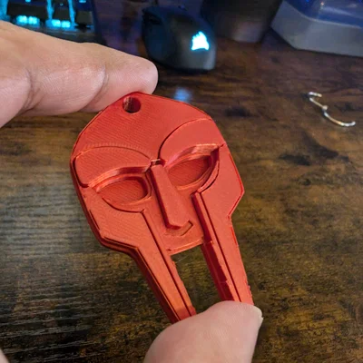 Móc khóa mặt nạ MF Doom - Phụ kiện in 3D cá tính cho tín đồ Hip-hop