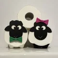 Kệ giấy vệ sinh hình Cừu (Sheep Toilet Paper Holder) - Thumbnail 1