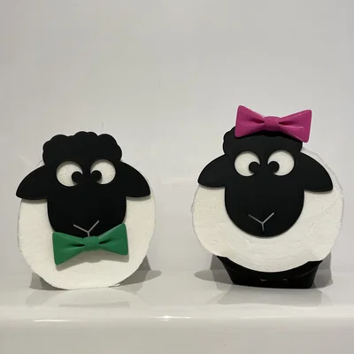 Kệ giấy vệ sinh hình Cừu (Sheep Toilet Paper Holder)