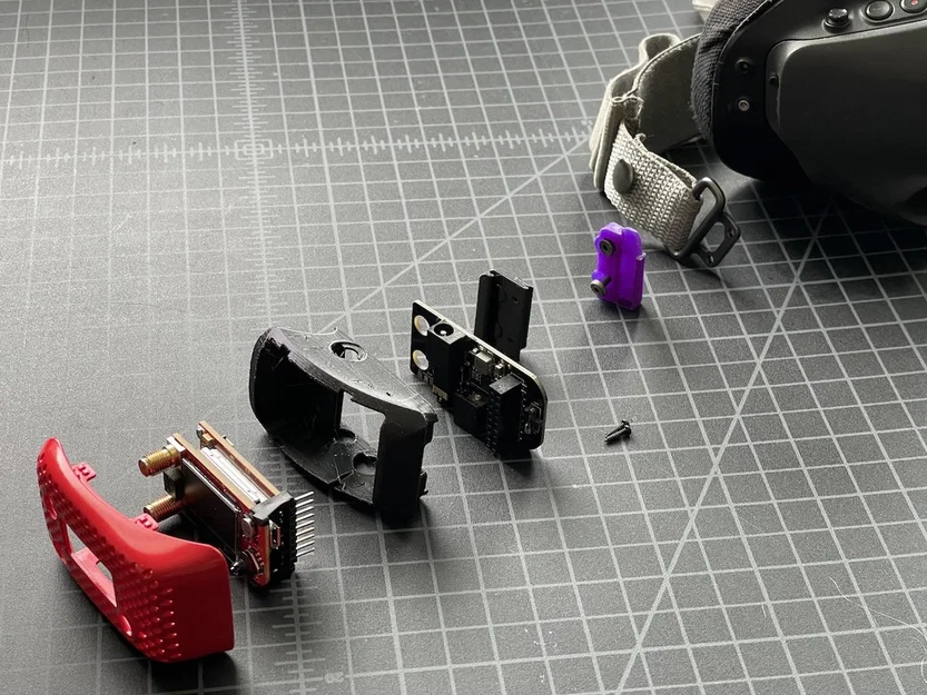 Ngàm quick release khoang analog module V2+V3 Adapter cho DJI Goggles - Image 5