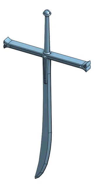 Mô hình 3D thanh đại đao Yoru của Mihawk trong One Piece - Image 1