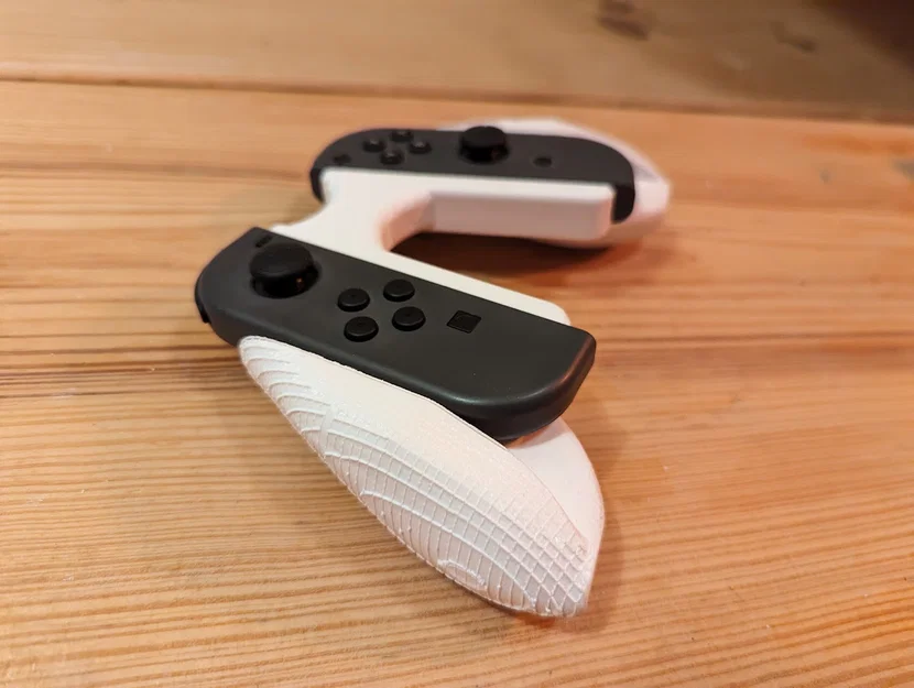 Grip Joy-Con Nintendo Switch công thái học, bề mặt knurled (Switch Joycon ergo knurled grip) - Image 1