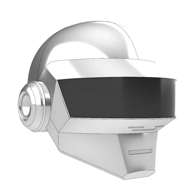 Mô hình 3D mũ bảo hiểm Daft Punk - Phụ kiện trang trí độc đáo - Image 1