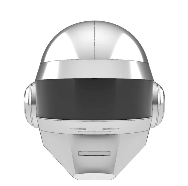 Mô hình 3D mũ bảo hiểm Daft Punk - Phụ kiện trang trí độc đáo - Image 2