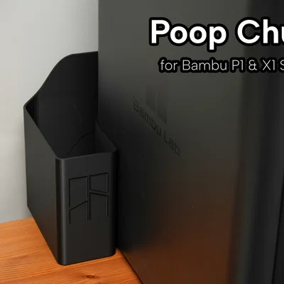 Thùng hứng Poop Chute cho Bambu P1 & X1 Series