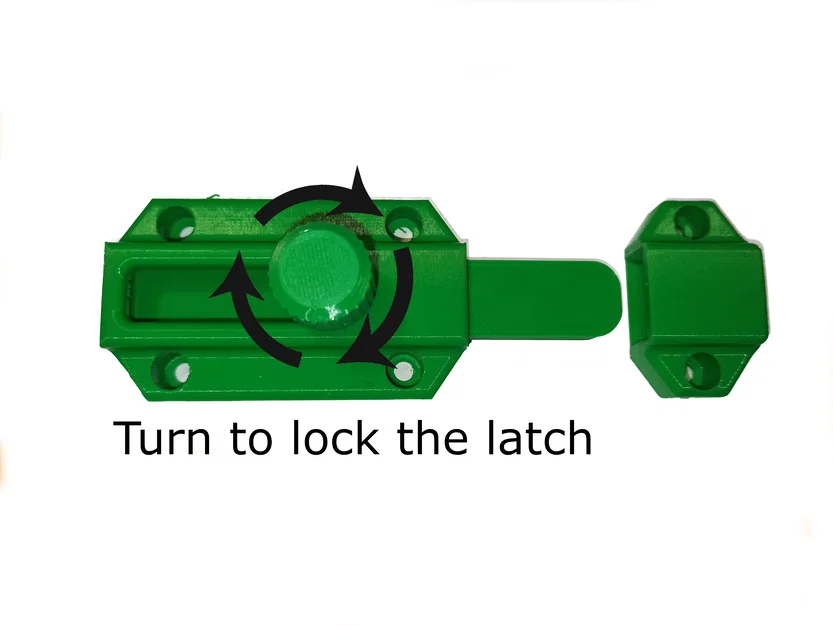 Chốt khóa xoay (Latch) có cơ chế khóa – Latching/Latched latch - Image 5