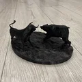 Mô hình 3D Bull vs Bear - Tượng trang trí bàn làm việc cực chất - Thumbnail 5