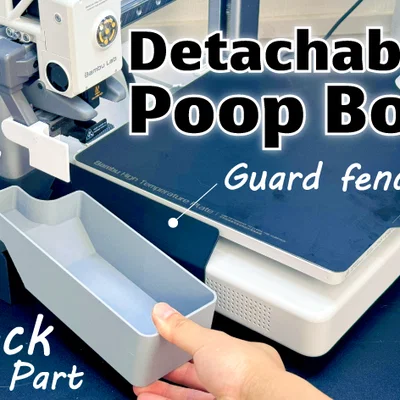 Poop Box Tháo Rời Cho Bambu Lab A1