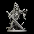 Wraith – Miniature 28mm cho D&D/Pathfinder (khuyên in resin) - Thumbnail 1