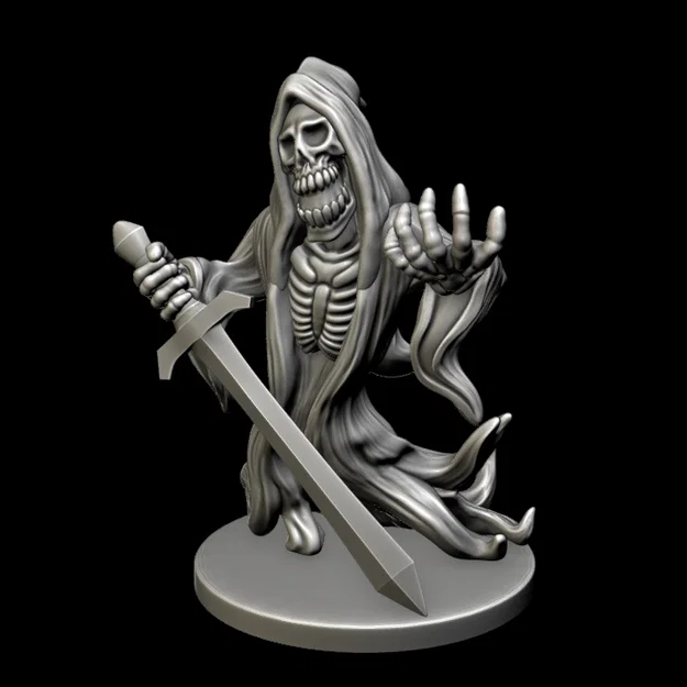 Wraith – Miniature 28mm cho D&D/Pathfinder (khuyên in resin) - Image 2
