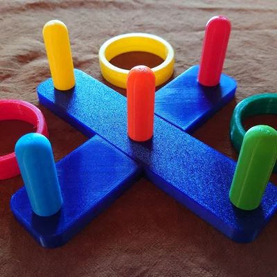 Mini Ring Game: Trò chơi ném vòng nhỏ gọn cho mọi chuyến đi