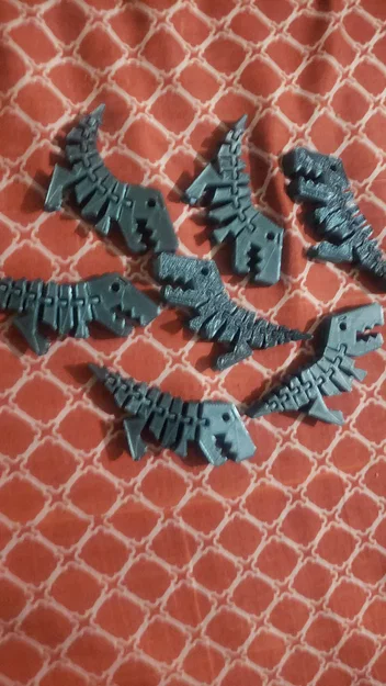 Mô hình khủng long Flexy Rex khớp nối linh hoạt in 3D - Image 1