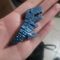 Mô hình khủng long Flexy Rex khớp nối linh hoạt in 3D - Thumbnail 3