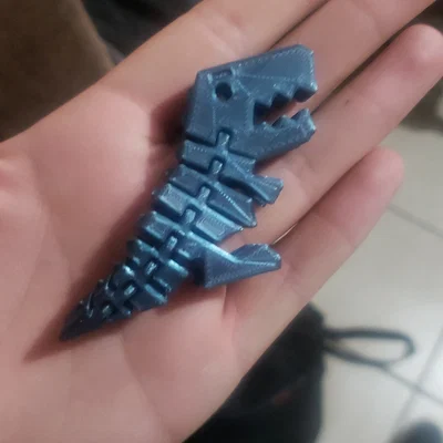 Mô hình khủng long Flexy Rex khớp nối linh hoạt in 3D