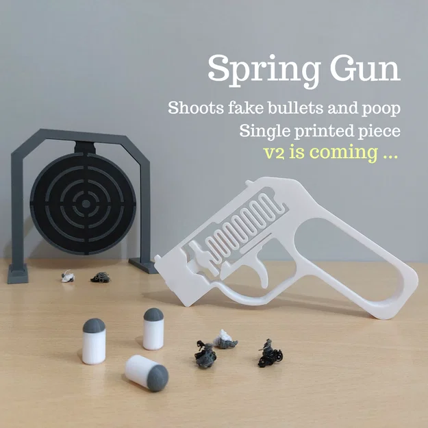 Spring Gun - Bắn đạn giả và poop - Image 1