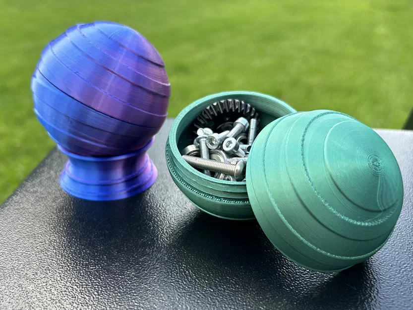 Hộp Đựng Hình Cầu Ren Vặn (Threaded Sphere Container) - Image 2