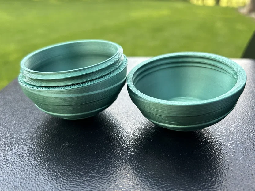 Hộp Đựng Hình Cầu Ren Vặn (Threaded Sphere Container) - Image 3