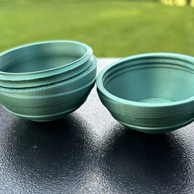 Hộp Đựng Hình Cầu Ren Vặn (Threaded Sphere Container)