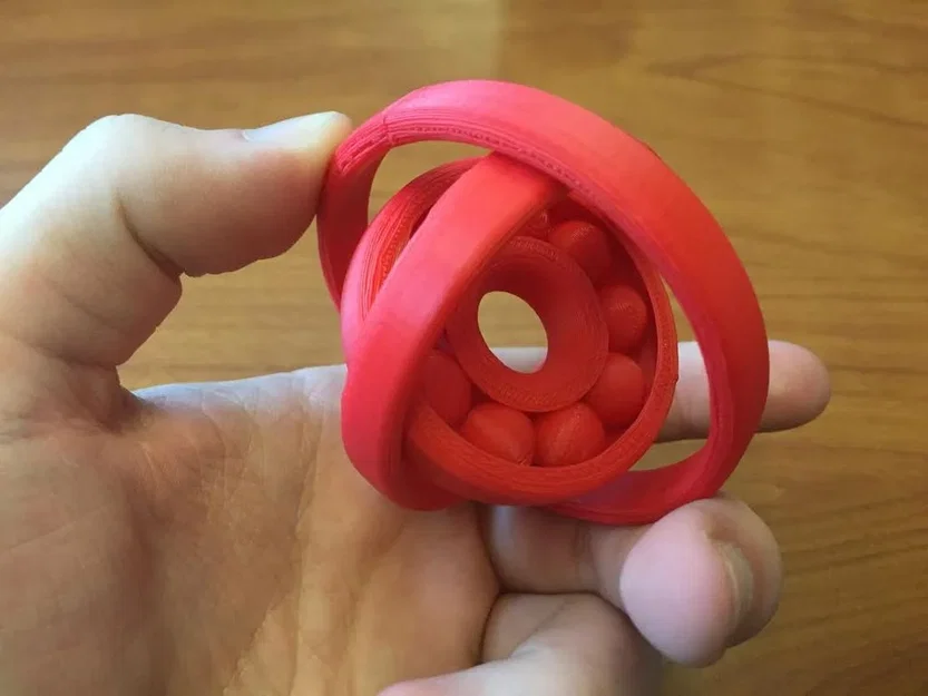Mô hình Fidget Ball Bearing - Đồ chơi xoay giảm stress in 3D - Image 1